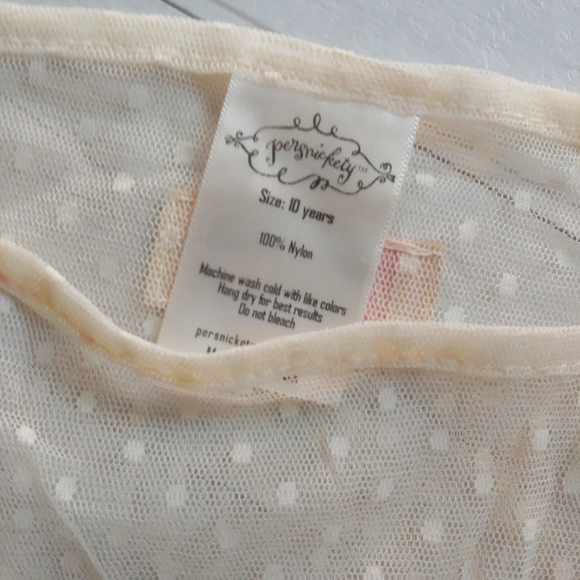 Persnickety Cream Sheer Swiss Dot Top - Picture 8 of 10